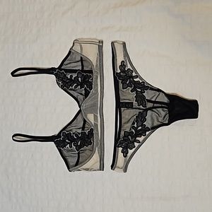 Bra and thong panty set